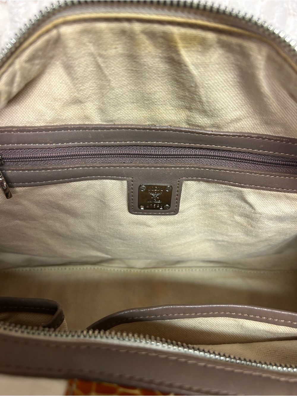 MCM Limited Edition “Princess Lion” Visetos Boston Bowler Bag - Picture 13 of 16